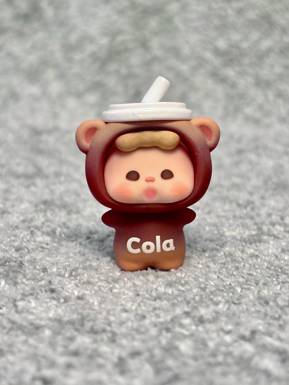 WUWU Drinking Time Series blind bag mini bean figure | Cola Lemon Ice mini bean